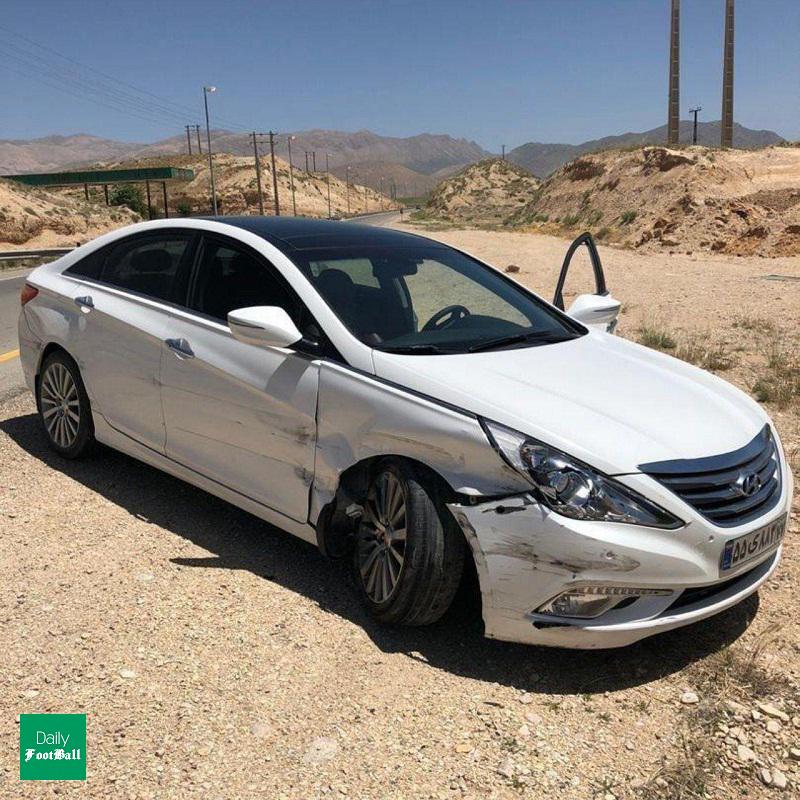 ستاره پرسپولیسی از تصادف جان سالم به در برد