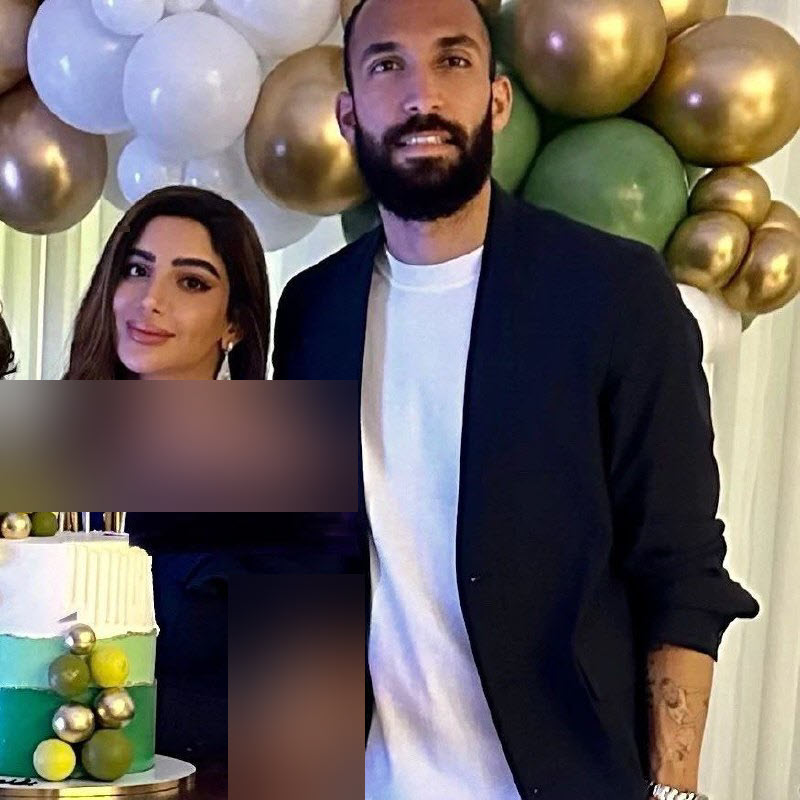 عکس| روزبه چشمی و همسرش در جشن تولد لاکچری؛ حجاب همسر بازیکن استقلال حاشیه ساز شد | دیلی 3