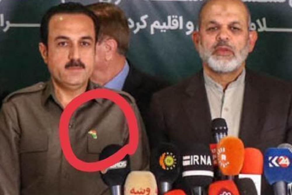 عکس| واکنش تند کاربران به گستاخی استاندار اربیل عراق با نقشه تجزیه ایران | دیلی 3