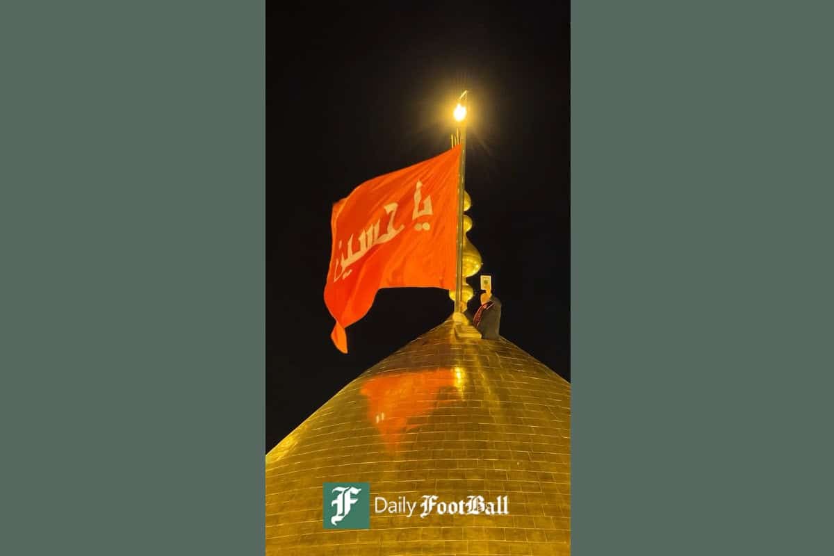 فیلم| لحظه تعویض پرچم گنبد حرم امام حسین (ع) و تغییر رنگ چراغ های بین الحرمین | دیلی 3
