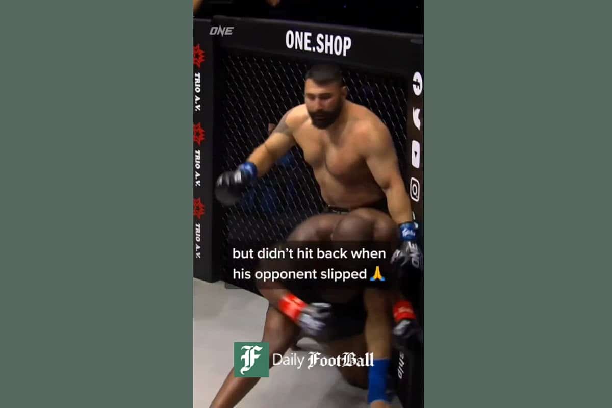 فیلم| جوانمردی ایرج عزیزپور مبارز ایرانی MMA | دیلی 3