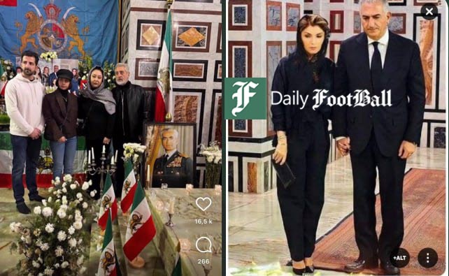عکس| حجاب همسر رضا پهلوی سر قبر محمدرضا پهلوی | دیلی 3