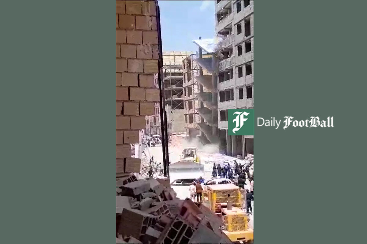فیلم| تصاویر واضح از لحظه هولناک فرو ریختن ساختمان ها در خلازیر تهران | دیلی 3
