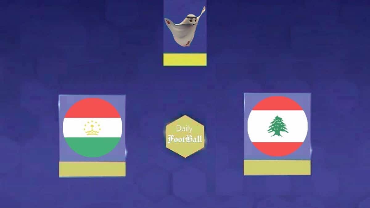 نتیجه بازی تاجیکستان و لبنان در مرحله گروهی جام ملت های آسیا نتیجه بازی تاجیکستان و لبنان در مرحله گروهی جام ملت های آسیا | دیلی 3