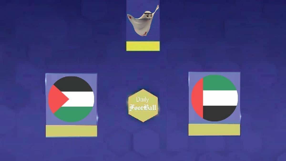 نتیجه بازی فلسطین و امارات در مرحله گروهی جام ملت های آسیا | دیلی 3