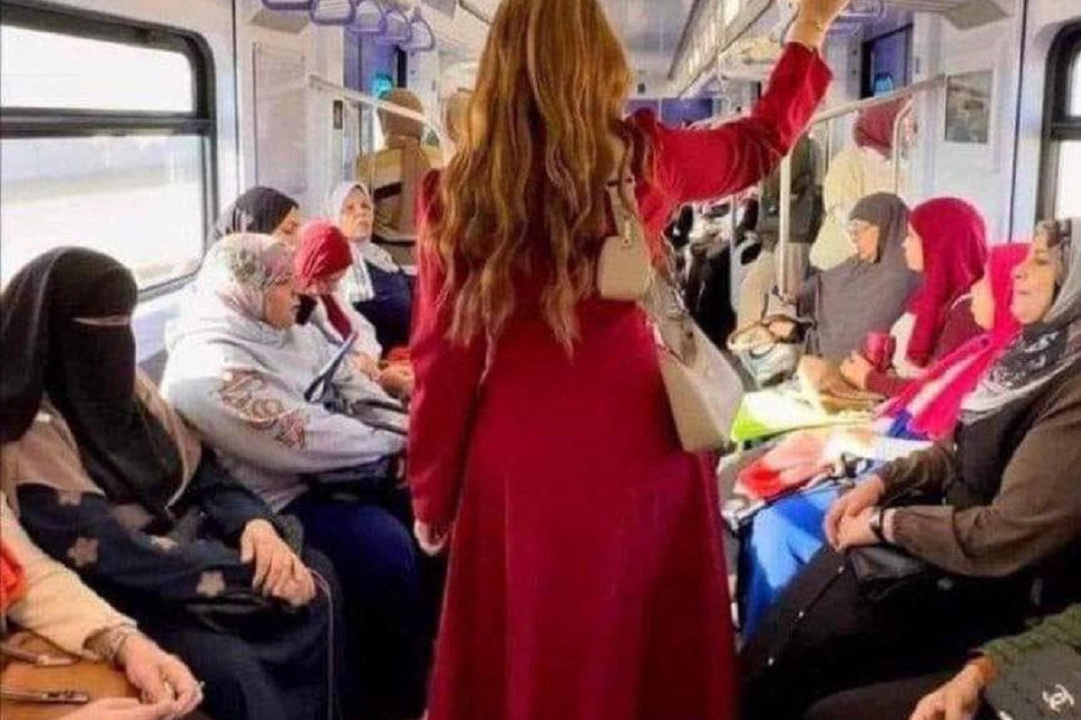 عکس| حجاب باورنکردنی زنان در متروی سوئد | دیلی 3