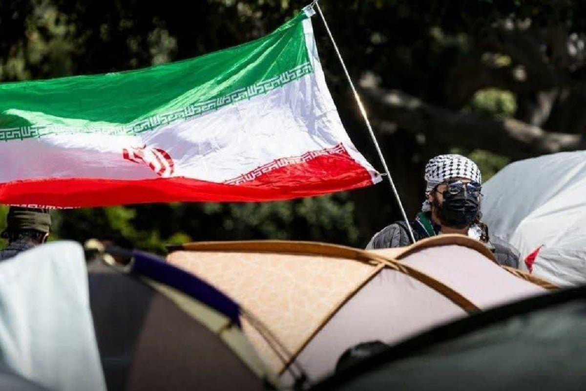 عکس| برافراشته شدن پرچم ایران در قلب آمریکا | دیلی 3