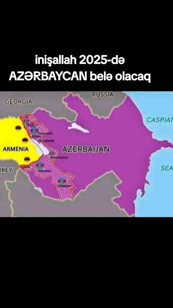 عکس| توهم رسانه های جمهوری آذربایجان درباره نقشه این کشور در سال 2025 | دیلی 3