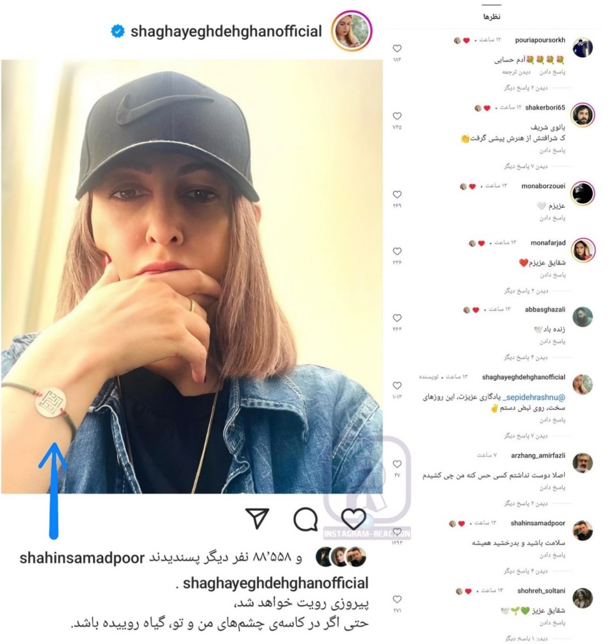 عکس| ترفند شقایق دهقان برای فرار از جریمه بی حجابی عکس| ترفند شقایق دهقان برای فرار از جریمه بی حجابی | دیلی 3