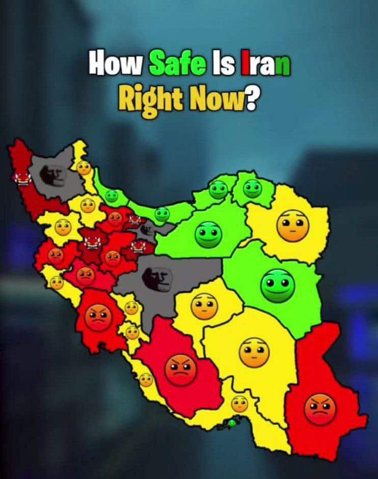عکس| امن ترین شهر های ایران در زمان جنگ با اسرائیل | دیلی 3